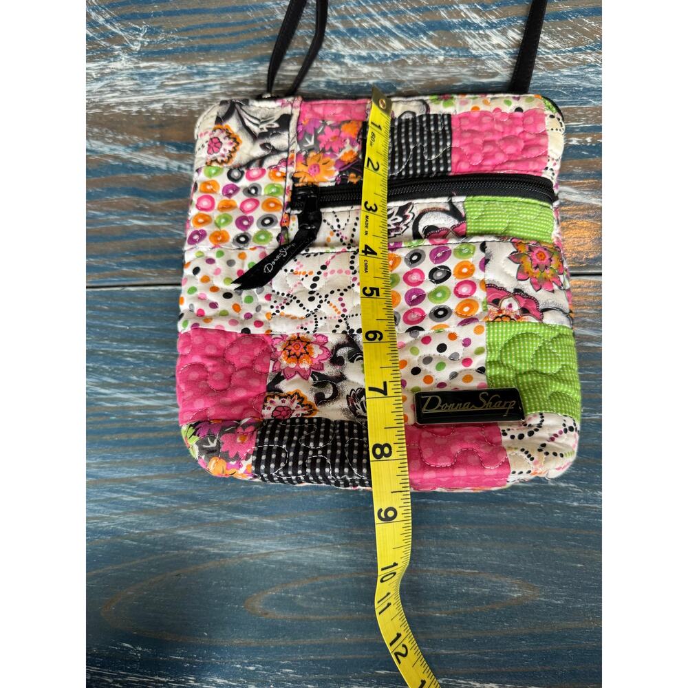 Donna Sharp Quilted Patchwork Crossbody Purse; Ba… - image 4